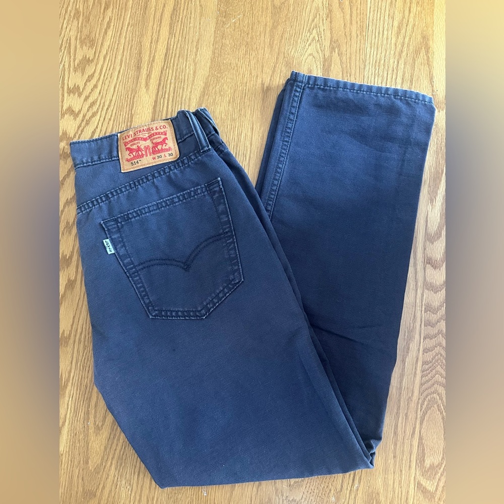 Levi’s 514 Mens 30 x 30 navy Jeans